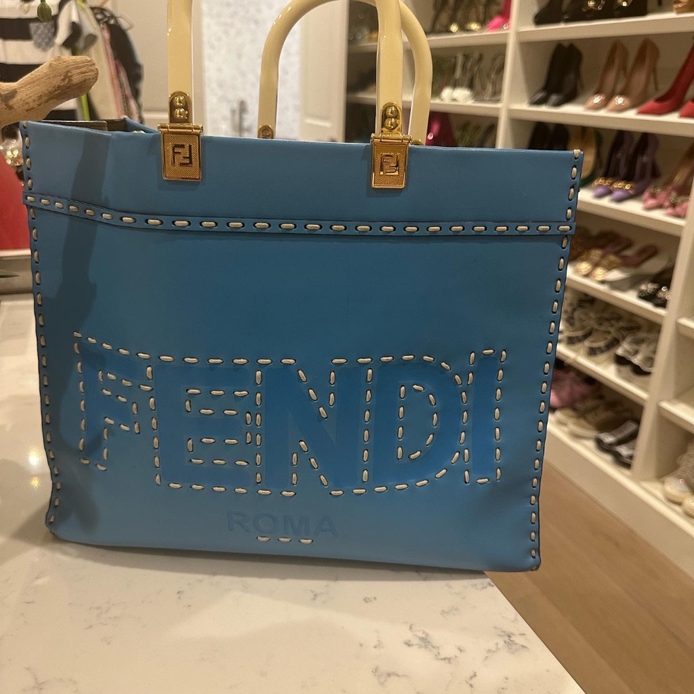 Sunshine leather tote FENDI